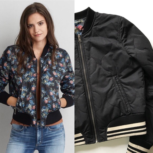 american eagle reversible jacket
